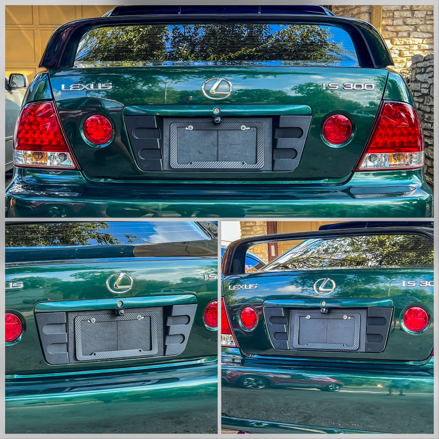 Lexus IS300 License Plate Garnish DarkAdditive
